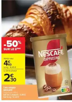 Carrefour Market Café Soluble Nescafé offre