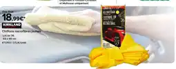 Costco KIRKLAND Chiffons microfibres jaunes offre