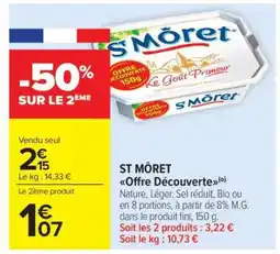 Carrefour Market ST MÔRET Offre découverte offre