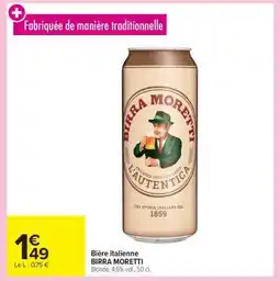 Carrefour BIRRA MORETTI offre