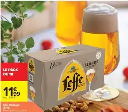 Carrefour Market Leffe blonde offre