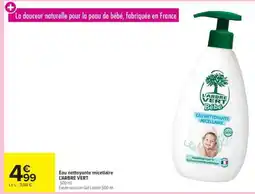 Carrefour Eau nettoyante micellaire L'ARBRE VERT offre