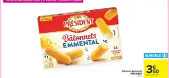 Bâtonnets Emmental PRÉSIDENT