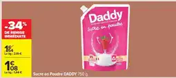 Carrefour Sucre en Poudre DADDY 750 g offre