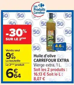 Carrefour Huile d'olive CARREFOUR EXTRA offre