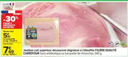 Carrefour Jambon Cuit Supérieur offre