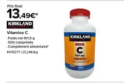 Costco KIRKLAND Vitamine C offre