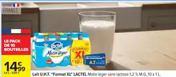 Carrefour Lait U.H.T. Format XL LACTEL offre