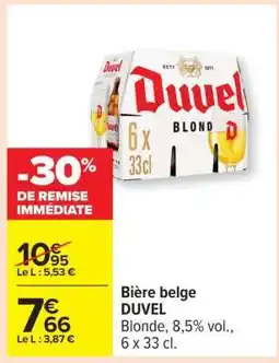Carrefour BIÈRE BELGE 'DUVEL' offre