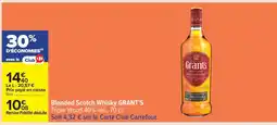 Carrefour Blended Scotch Whisky Grant's offre