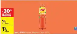 Carrefour Soda LIPTON Pétillant offre