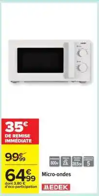Carrefour Micro-ondes offre