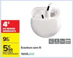Carrefour Écouteurs sans fil offre