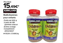 Costco KIRKLAND Multivitamines pour enfants offre