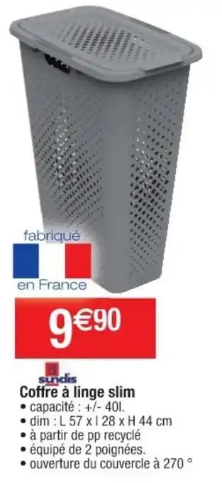 Coffre à linge slim
