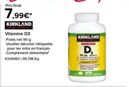 Costco KIRKLAND Vitamine offre