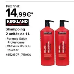 Costco KIRKLAND Shampoing offre