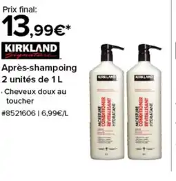 Costco KIRKLAND Après-shampoing offre
