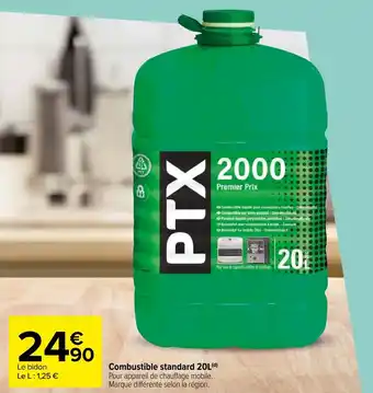 Carrefour Combustible standard 20L offre