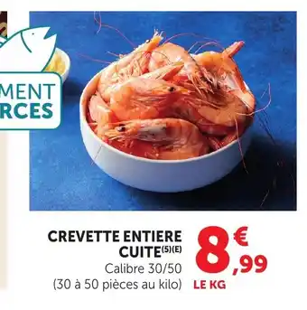 Bi1 Crevette entiere cuite offre