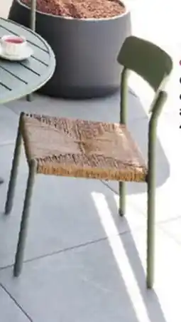 Maxi Bazar Chaise Wistty empilable aluminium offre