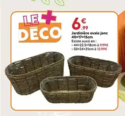 Maxi Bazar Jardinière ovale jonc offre
