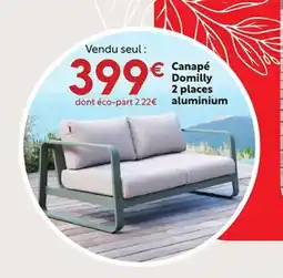 Maxi Bazar Canapé Domilly 2 places offre