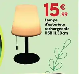 Maxi Bazar Lampe d'extérieur rechargeable USB offre