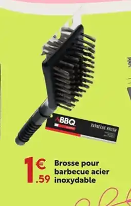 Maxi Bazar Brosse pour barbecue acier inoxydable offre
