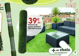 Maxi Bazar Rouleau de gazon artificiel offre
