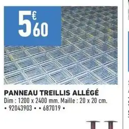 Brico Cash Panneau treillis allégé offre