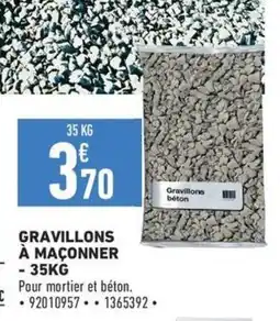 Brico Cash Gravillons à maçonner offre