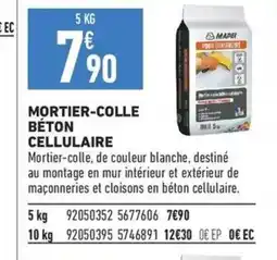 Brico Cash Mortier-colle beton cellulaire offre