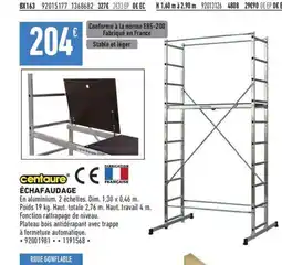 Brico Cash Échafaudage offre