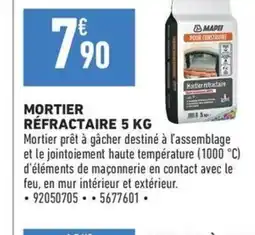 Brico Cash Mortier réfractaire offre