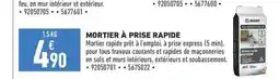 Brico Cash Mortier à prise rapide offre