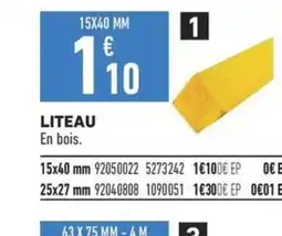 Brico Cash Liteau offre