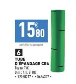 Brico Cash Tube d'épandage cr4 offre