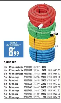 Brico Cash Gaine tpc offre