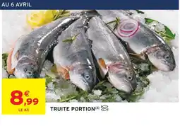 Intermarché Truite portion offre