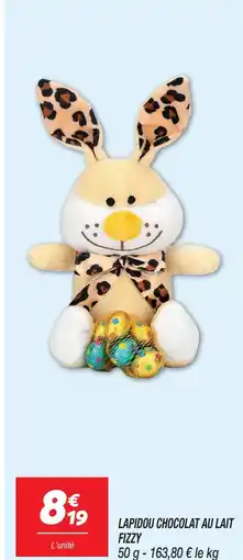 Netto Fizzy lapidou chocolat au lait offre