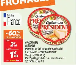 Netto Président coulommiers offre
