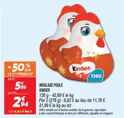 Netto Kinder moulage poule offre
