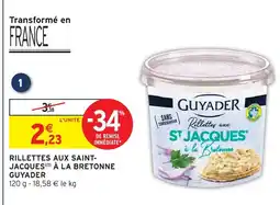 Intermarché Guyader rillettes aux saint-jacques à la bretonne offre