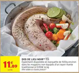 Intermarché Dos de lieu noir offre