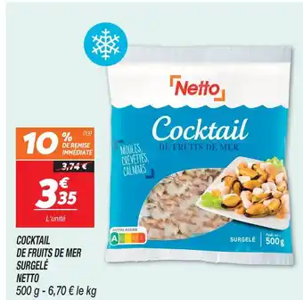 Netto Netto cocktail de fruits de mer surgelé offre