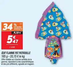 Netto Pat patrouille œuf flamme offre