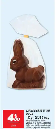 Netto Rohan lapin chocolat au lait offre