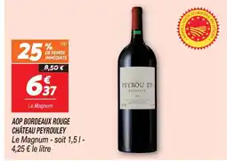 Netto Château peyrouley aop bordeaux rouge offre