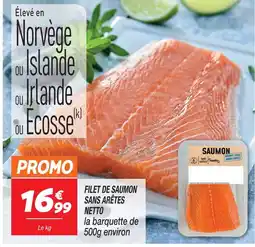 Netto Netto filet de saumon sans arêtes offre